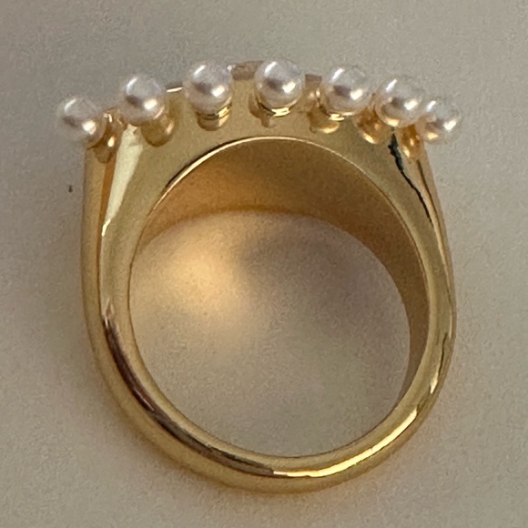 Kate spade gold Evil eye Ring size 8 - Picture 7 of 10